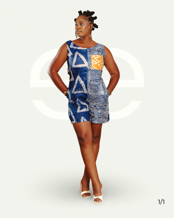 Blue Adorà playsuit
