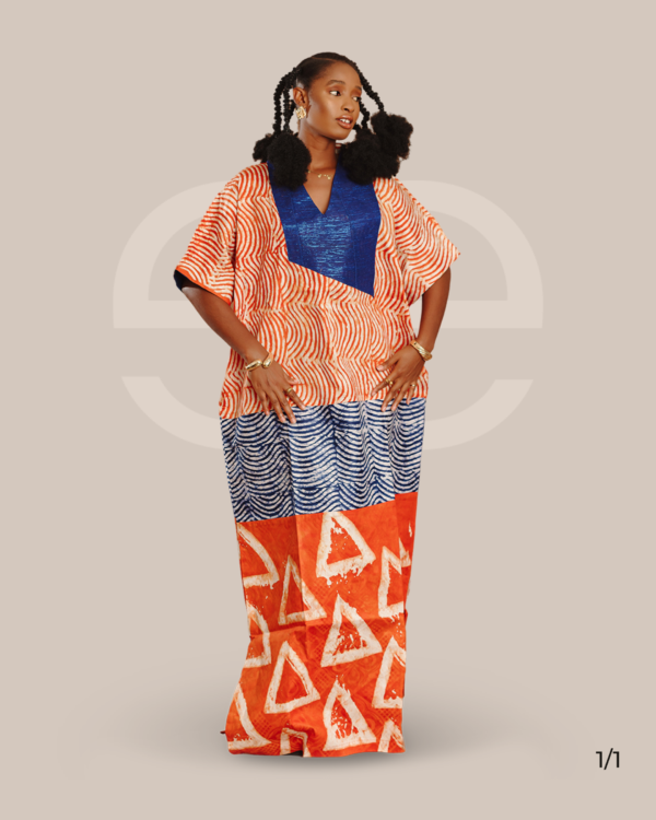 Orange Zéba Kaftan